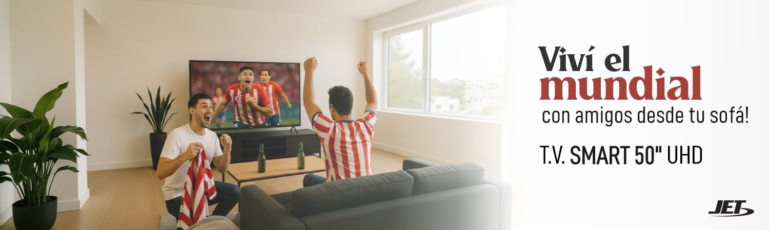 Televisor JET de 50'' UHD 4K Smart JE50-UHDSM - Electrojet