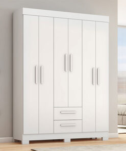 Ropero 6 puertas 2C NT 6015 (Blanco) - Electrojet